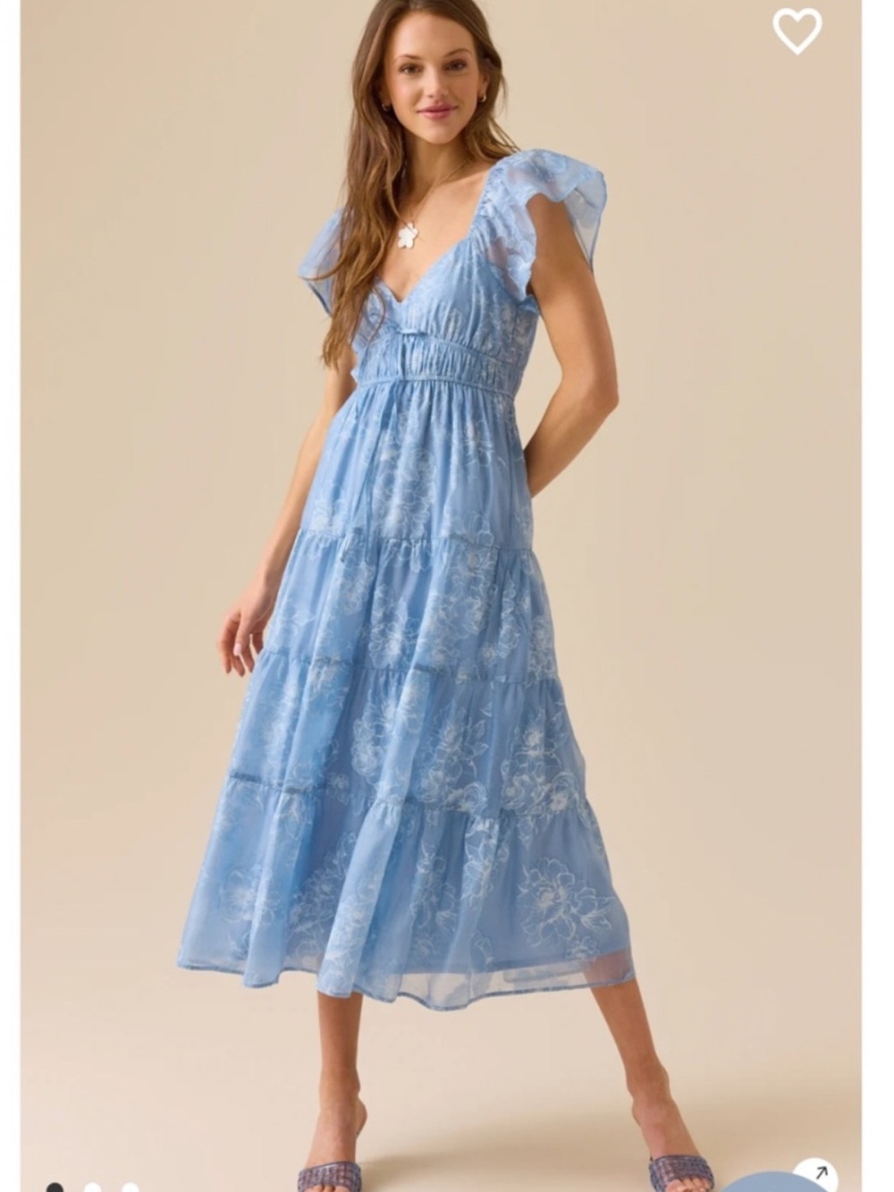 NWT Altar’d State Blue Floral Dress💙
